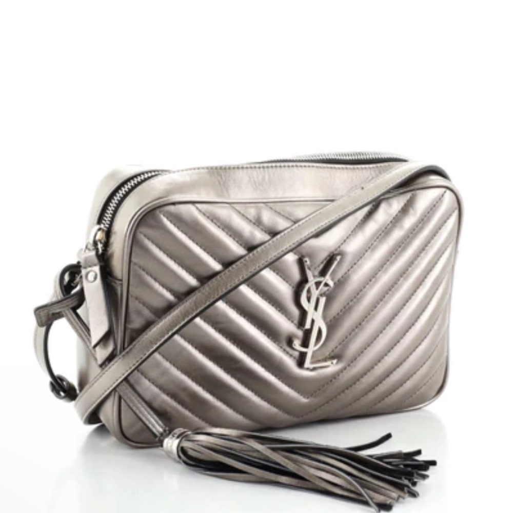 Metallic Bronze Saint Laurent Lou crossbody bag